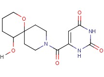 6-[(5-hydroxy-1-oxa-9-azaspiro[5.5]undec-9-yl)carbonyl]-2,4(1H,3H)-pyrimidinedione