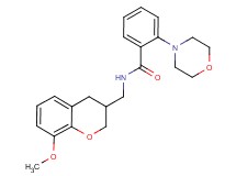 N-[(8-methoxy-3,4-dihydro-2H-chromen-3-yl)methyl]-2-morpholin-4-ylbenzamide