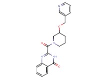 2-{[3-(pyridin-3-ylmethoxy)piperidin-1-yl]carbonyl}quinazolin-4(3H)-one