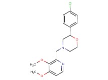 2-(4-chlorophenyl)-4-[(3,4-dimethoxypyridin-2-yl)methyl]morpholine
