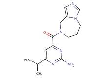 4-(6,7-dihydro-5H-imidazo[1,5-a][1,4]diazepin-8(9H)-ylcarbonyl)-6-isopropylpyrimidin-2-amine