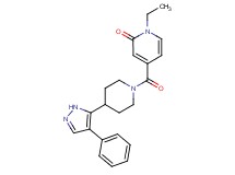 1-ethyl-4-{[4-(4-phenyl-1H-pyrazol-5-yl)piperidin-1-yl]carbonyl}pyridin-2(1H)-one