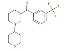 [1-(tetrahydro-2H-pyran-4-yl)-3-piperidinyl][3-(trifluoromethyl)phenyl]methanone
