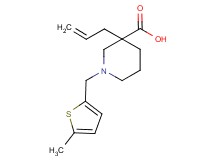 3-allyl-1-[(5-methyl-2-thienyl)methyl]piperidine-3-carboxylic acid