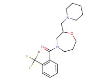 2-(piperidin-1-ylmethyl)-4-[2-(trifluoromethyl)benzoyl]-1,4-oxazepane