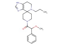 1'-[methoxy(phenyl)acetyl]-5-propyl-1,5,6,7-tetrahydrospiro[imidazo[4,5-c]pyridine-4,4'-piperidine]