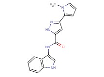 N-1H-indol-3-yl-3-(1-methyl-1H-pyrrol-2-yl)-1H-pyrazole-5-carboxamide