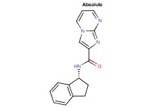 N-[(1R)-2,3-dihydro-1H-inden-1-yl]imidazo[1,2-a]pyrimidine-2-carboxamide