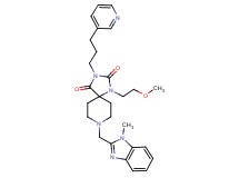 1-(2-methoxyethyl)-8-[(1-methyl-1H-benzimidazol-2-yl)methyl]-3-[3-(3-pyridinyl)propyl]-1,3,8-triazaspiro[4.5]decane-2,4-dione