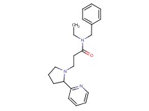 N-benzyl-N-ethyl-3-(2-pyridin-2-ylpyrrolidin-1-yl)propanamide