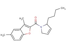 2-butyl-1-[(3,5-dimethyl-1-benzofuran-2-yl)carbonyl]-2,5-dihydro-1H-pyrrole