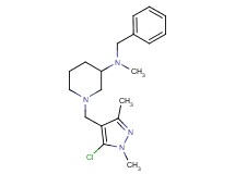 N-benzyl-1-[(5-chloro-1,3-dimethyl-1H-pyrazol-4-yl)methyl]-N-methyl-3-piperidinamine