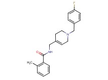 N-{[1-(4-fluorobenzyl)-1,2,3,6-tetrahydropyridin-4-yl]methyl}-2-methylbenzamide