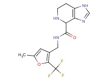 N-{[5-methyl-2-(trifluoromethyl)-3-furyl]methyl}-4,5,6,7-tetrahydro-1H-imidazo[4,5-c]pyridine-4-carboxamide dihydrochloride