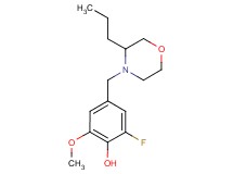 2-fluoro-6-methoxy-4-[(3-propylmorpholin-4-yl)methyl]phenol