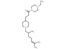 1-{3-[1-(2,6-dimethyl-5-hepten-1-yl)-4-piperidinyl]propanoyl}-4-ethylpiperazine