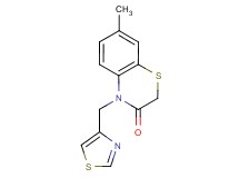 7-methyl-4-(1,3-thiazol-4-ylmethyl)-2H-1,4-benzothiazin-3(4H)-one