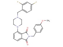 4-[4-(2,4-difluorobenzyl)-1-piperazinyl]-2-(4-methoxybenzyl)-1H-isoindole-1,3(2H)-dione