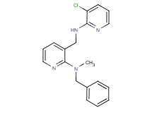 N-({2-[benzyl(methyl)amino]pyridin-3-yl}methyl)-3-chloropyridin-2-amine