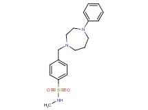 N-methyl-4-[(4-phenyl-1,4-diazepan-1-yl)methyl]benzenesulfonamide