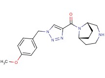(1S*,6R*)-9-{[1-(4-methoxybenzyl)-1H-1,2,3-triazol-4-yl]carbonyl}-3,9-diazabicyclo[4.2.1]nonane