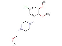1-(5-chloro-2,3-dimethoxybenzyl)-4-(2-methoxyethyl)piperazine trifluoroacetate