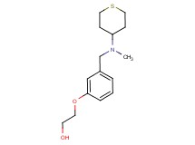 2-(3-{[methyl(tetrahydro-2H-thiopyran-4-yl)amino]methyl}phenoxy)ethanol