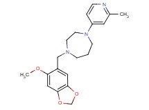 1-[(6-methoxy-1,3-benzodioxol-5-yl)methyl]-4-(2-methyl-4-pyridinyl)-1,4-diazepane