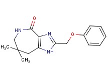 7,7-dimethyl-2-(phenoxymethyl)-5,6,7,8-tetrahydroimidazo[4,5-c]azepin-4(1H)-one