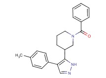 1-benzoyl-3-[4-(4-methylphenyl)-1H-pyrazol-5-yl]piperidine