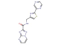 N-[(2-pyrazin-2-yl-1,3-thiazol-4-yl)methyl][1,2,4]triazolo[1,5-a]pyrimidine-2-carboxamide