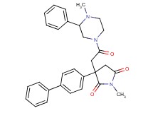 3-(4-biphenylyl)-1-methyl-3-[2-(4-methyl-3-phenyl-1-piperazinyl)-2-oxoethyl]-2,5-pyrrolidinedione