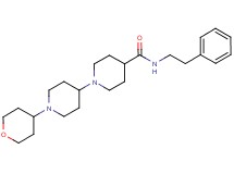 N-(2-phenylethyl)-1'-(tetrahydro-2H-pyran-4-yl)-1,4'-bipiperidine-4-carboxamide