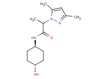 2-(3,5-dimethyl-1H-pyrazol-1-yl)-N-(trans-4-hydroxycyclohexyl)propanamide