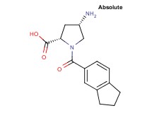(4S)-4-amino-1-(2,3-dihydro-1H-inden-5-ylcarbonyl)-L-proline