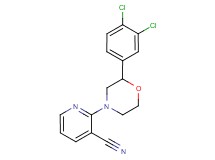2-[2-(3,4-dichlorophenyl)-4-morpholinyl]nicotinonitrile