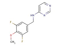 N-(3,5-difluoro-4-methoxybenzyl)pyrimidin-4-amine