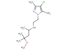 N-[2-(4-chloro-3,5-dimethyl-1H-pyrazol-1-yl)ethyl]-4-methoxy-4-methylpentan-2-amine