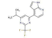 4-[6-isopropyl-2-(trifluoromethyl)pyrimidin-4-yl]-1H-pyrrolo[2,3-b]pyridine