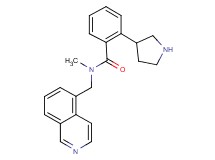 N-(5-isoquinolinylmethyl)-N-methyl-2-(3-pyrrolidinyl)benzamide dihydrochloride