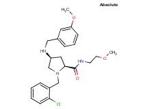 (4S)-1-(2-chlorobenzyl)-4-[(3-methoxybenzyl)amino]-N-(2-methoxyethyl)-L-prolinamide