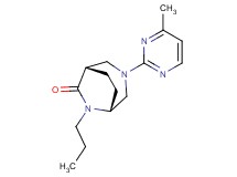 (1S*,5R*)-3-(4-methylpyrimidin-2-yl)-6-propyl-3,6-diazabicyclo[3.2.2]nonan-7-one