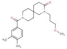 9-(3,4-dimethylbenzoyl)-2-(3-methoxypropyl)-2,9-diazaspiro[5.5]undecan-3-one