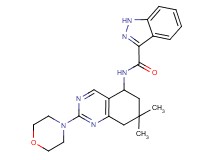 N-(7,7-dimethyl-2-morpholin-4-yl-5,6,7,8-tetrahydroquinazolin-5-yl)-1H-indazole-3-carboxamide