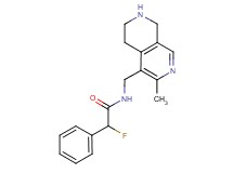 2-fluoro-N-[(3-methyl-5,6,7,8-tetrahydro-2,7-naphthyridin-4-yl)methyl]-2-phenylacetamide dihydrochloride