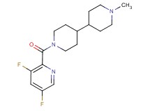 1-[(3,5-difluoro-2-pyridinyl)carbonyl]-1'-methyl-4,4'-bipiperidine