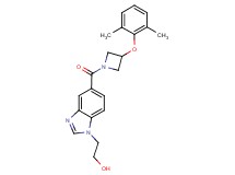 2-(5-{[3-(2,6-dimethylphenoxy)-1-azetidinyl]carbonyl}-1H-benzimidazol-1-yl)ethanol