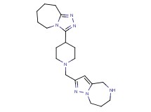 3-[1-(5,6,7,8-tetrahydro-4H-pyrazolo[1,5-a][1,4]diazepin-2-ylmethyl)-4-piperidinyl]-6,7,8,9-tetrahydro-5H-[1,2,4]triazolo[4,3-a]azepine dihydrochloride