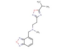 (2,1,3-benzoxadiazol-4-ylmethyl)[2-(5-isopropyl-1,2,4-oxadiazol-3-yl)ethyl]methylamine