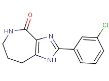 2-(3-chlorophenyl)-5,6,7,8-tetrahydroimidazo[4,5-c]azepin-4(1H)-one